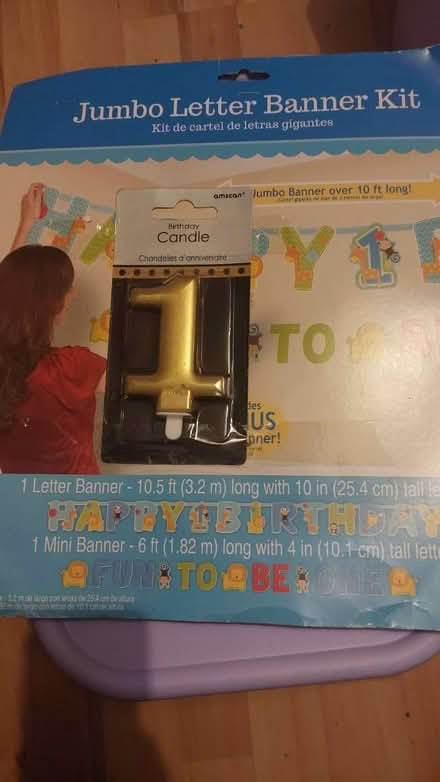 Photo of free First birthday decorations (West bromwich) #1