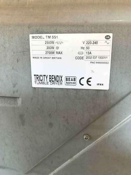 Photo of free Tumble dryer (Norton DY8) #2