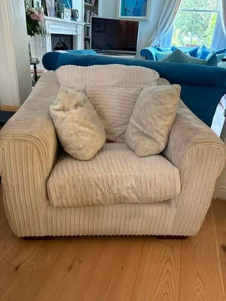 Photo of free Comfortable large plush armchair (Camden) #1