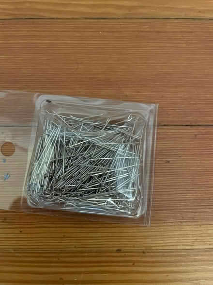 Photo of free box of straight pins (Brookline) #2