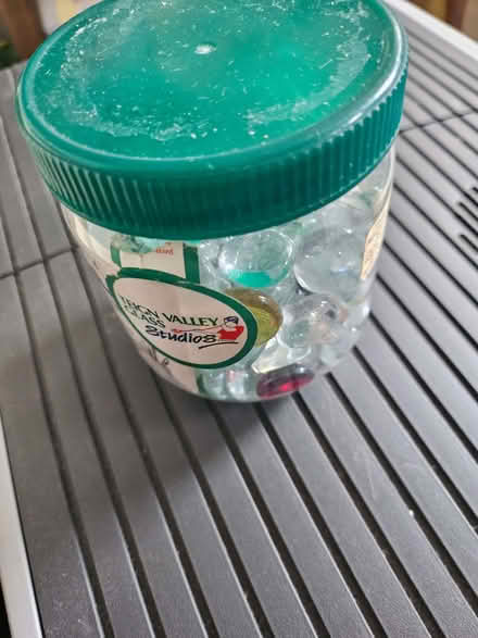 Photo of free Jar of glass nuggets (Newtown WN5) #1