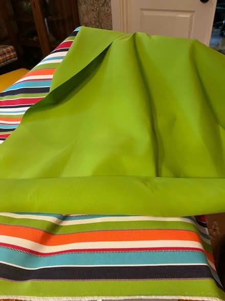 Photo of free Sunbrella fabric (Chesterbrook Rd and Albemarle) #1