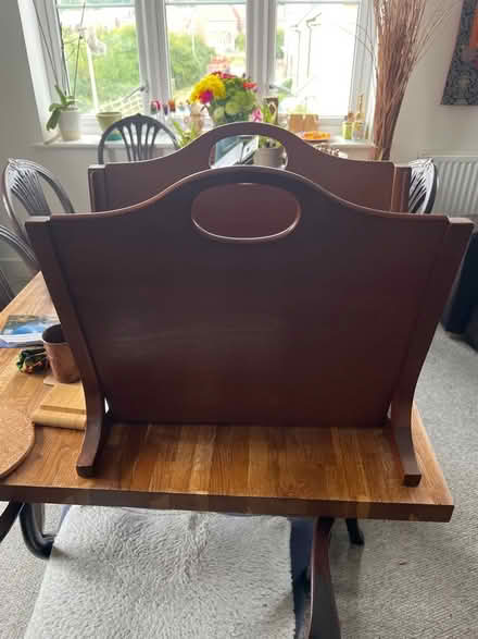 Photo of free Wooden magazine rack (Emerson's Green BS16) #1