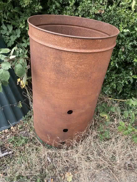 Photo of free Garden incinerator with no bottom (Old Radnor LD8) #1