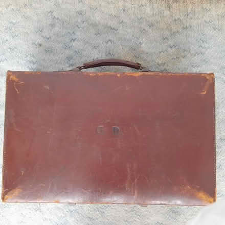 Photo of free Monogrammed Leather Suitcase (Marlow Bottom SL7) #1