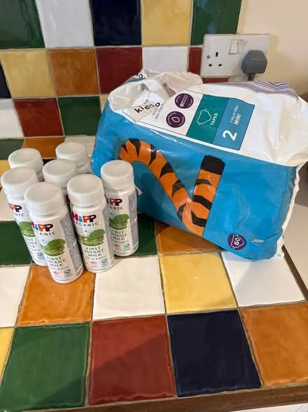 Photo of free New born nappies and baby milk (Little Hereford SY8) #1