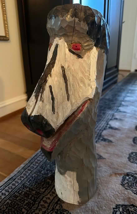 Photo of free Primitive Rustic Baboon Sculpture (Media/Swarthmore area) #1