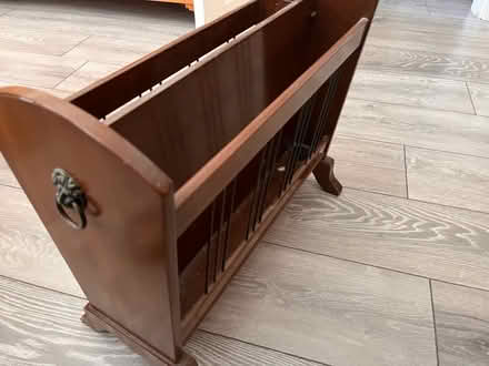 Photo of free Vintage Wooden Magazine Rack (Prestwich M25) #3