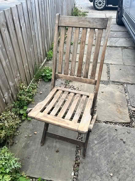 Photo of free Garden chairs wooden (Shelf HX3) #2