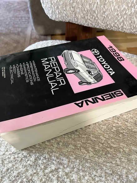 Photo of free 1998 Toyota Sienna Repair Manual (South San Jose ~ Santa Teresa) #2