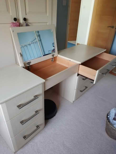 Photo of free Two drawers with desk/vanity unit (Widcombe, Bath BA2) #1