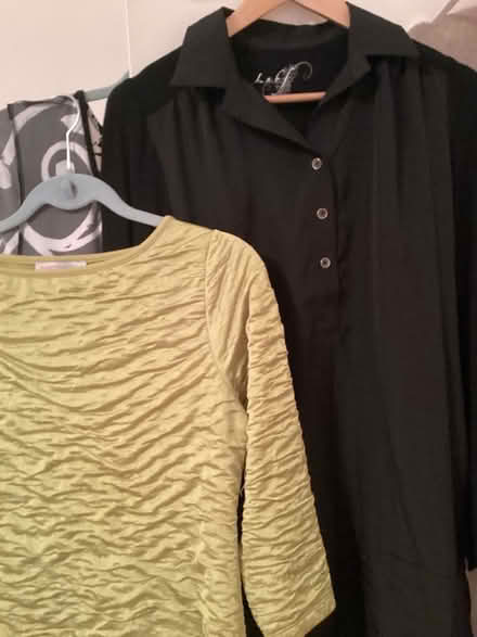 Photo of free Ladies tops sz 6, sz 8 & pants (High park & Glenlake area) #2