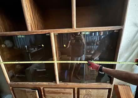 Photo of free Oak entertainment center (Off Sebastopol Road) #2