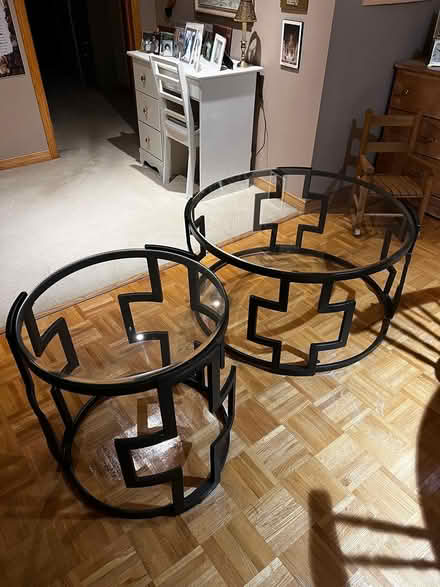 Photo of free Glass and metal Tables (Orleans Sunridge.) #1