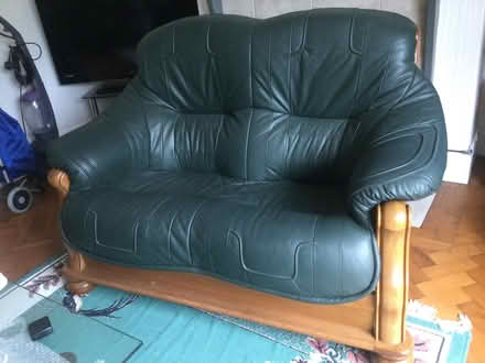 Photo of free 2 Seater Leather Settee x 2 (Western Downs ST17) #1