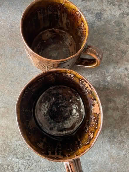 Photo of free Hand made mugs (Golden Green TN11) #2