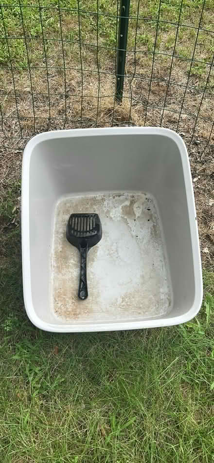 Photo of free Cat litter box w/scoop (2) (Allentown, Nj) #2
