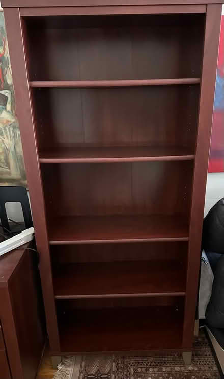 Photo of free Cherry bookcase (Forest Hills, Queens) #1