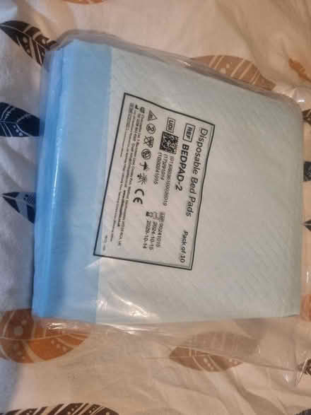 Photo of free Blue Bed Pads (keighley) #1