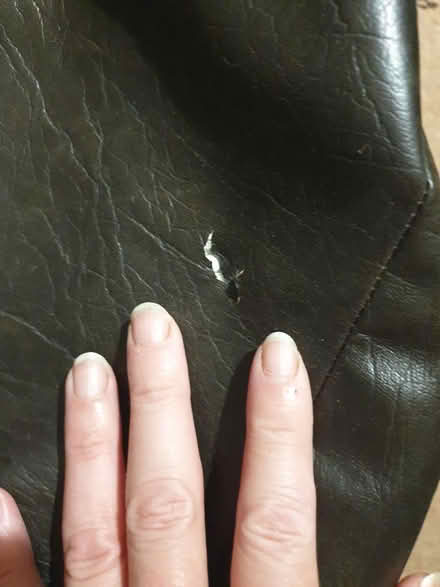 Photo of free Faux Leather Beanbag (polystyrene) (Parkstone, Poole, BH14) #2