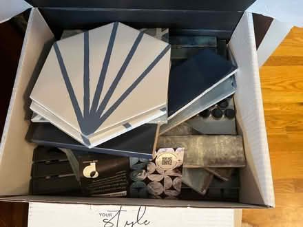 Photo of free Ceramic and porcelain tile samples (Chesterbrook Rd and Albemarle) #1