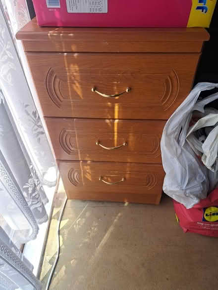 Photo of free 3 drawer bedside cabinet (Montpelier BS6) #1