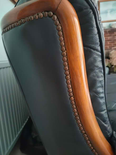 Photo of free 3 seater leather sofa (Norbiton KT3) #3