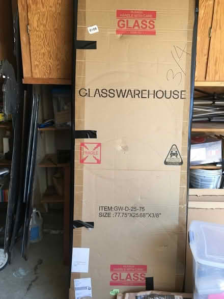 Photo of free Shower Door -Glass (Gilroy, (north west)) #1