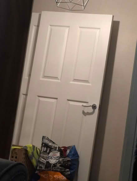 Photo of free 2 white doors (Dunfermline KY12) #1