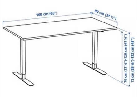 Photo of free IKEA Trotten Standing Desk (Ravenscourt Park W6) #4