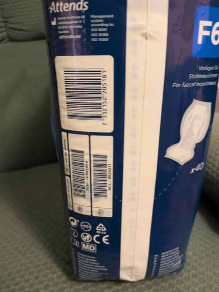 Photo of free Attends Incontinence Pad pack (Kenfig Hill CF33) #2