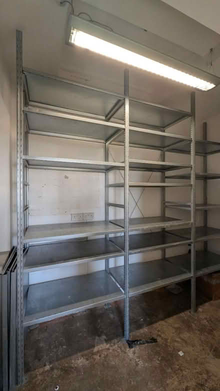 Photo of free Metal shelving/racks (W105BN) #2