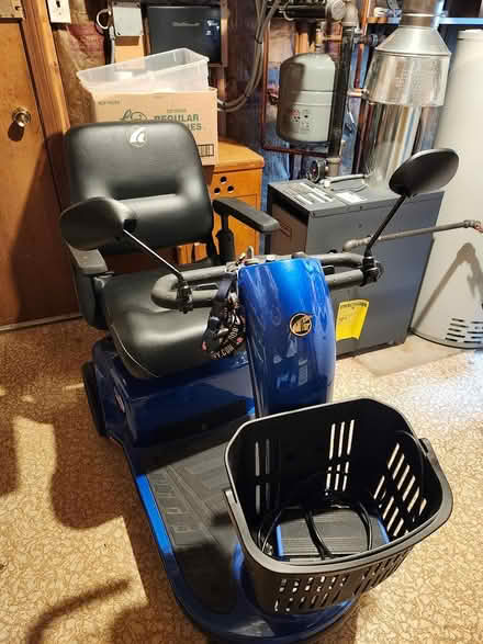 Photo of free Battery Operated Blue Scooter (Burlington,MA) #1