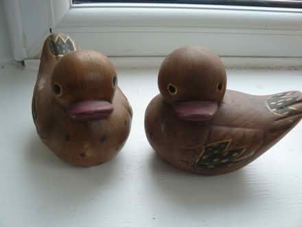 Photo of free 2 x small ceramic duck ornaments (Kempsey WR5) #1