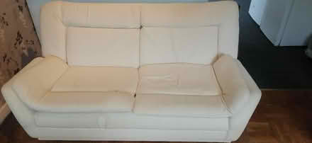 Photo of free Comfortable cream sofa (Catford SE6) #2