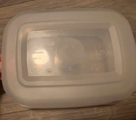 Photo of free Plastic food container (W3) #3