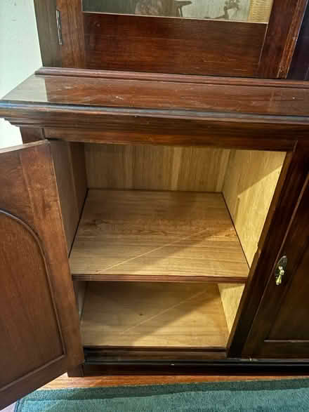 Photo of free Three Door Bookshelf (Alexandria 2015) #4