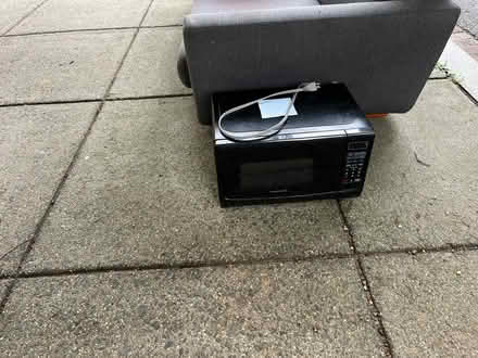 Photo of free Sofa and microwave (Adams Morgan/ DuPont Circle) #1