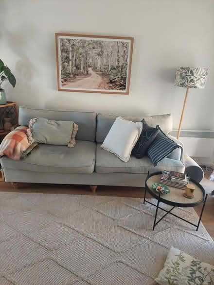 Photo of free Sage green sofa (highton) #1