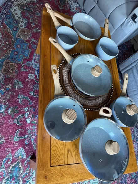 Photo of free Matching set of pots & pans. (Portobello EH15) #1