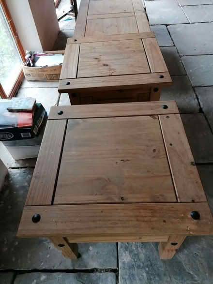 Photo of free Set of 3 wood tables (Prescott SY4) #1