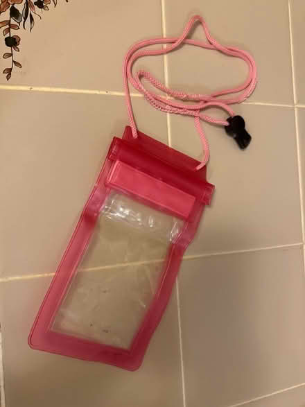 Photo of free Pink waterproof phone pouch/case (Cliffside Park) #1