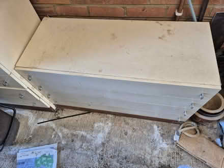 Photo of free White 4 drawer chest of drawers (Barnwood GL3) #1
