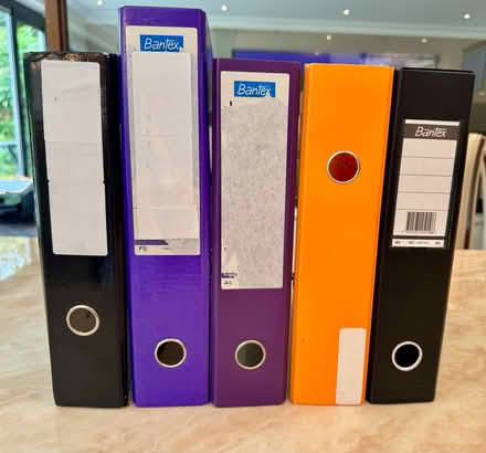 Photo of free Lever Arch (x5) and (x3) Box Files (Cobham, Surrey KT11) #1