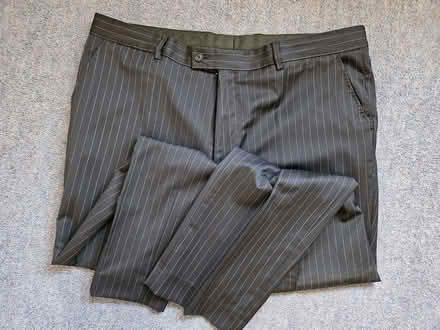 Photo of free Jaegar navy blue pinstripe suit (Radford Semele CV31) #3