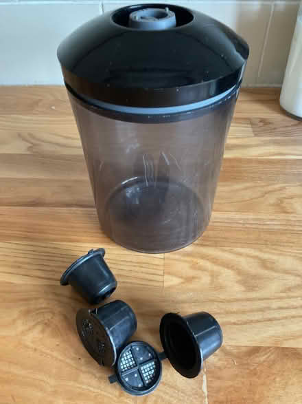 Photo of free 3 Nespresso reusable, compatible pods + coffee storage (Taverham NR8) #1
