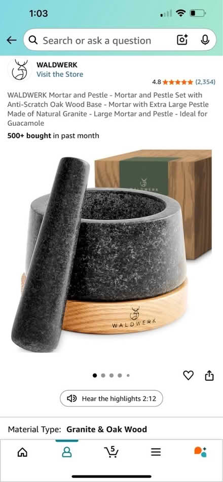 Photo of free Mortar and Pestle (83rd & Mendingwall) #2