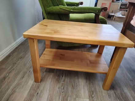 Photo of free Solid wood end table (97138) #1