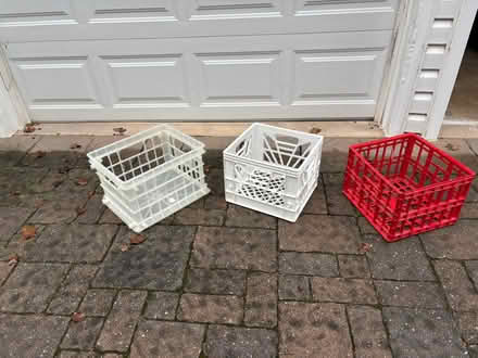 Photo of free Plastic milk crates (Columbia MD) #1
