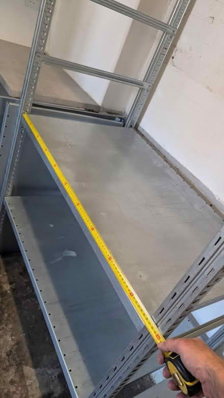 Photo of free Metal shelving/racks (W105BN) #4